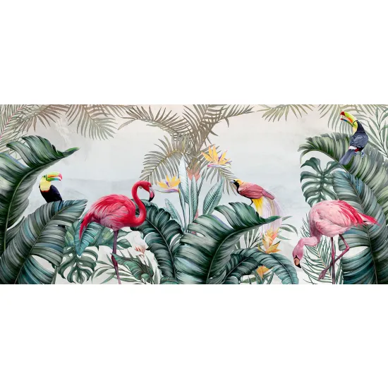 Papier peint panoramique - Motif Tropical