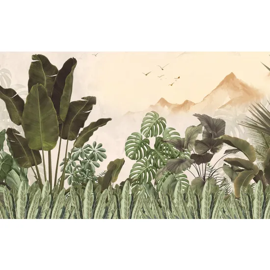 Papier peint panoramique - Plantes Tropicales