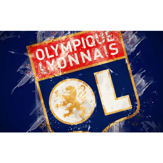 Papier peint panoramique Foot / Football - OL - Olympique Lyonnais