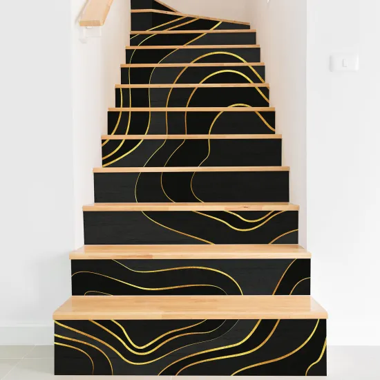 Stickers contremarches escalier - Design