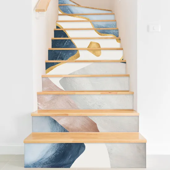 Stickers contremarches escalier - Boho