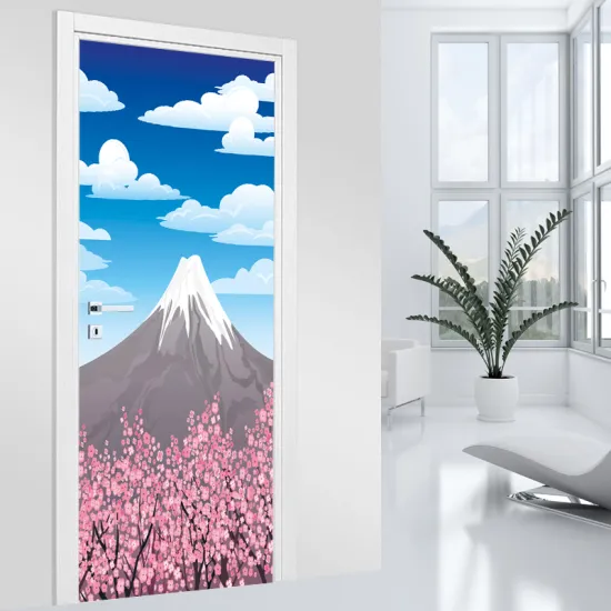 Stickers pour porte - Mont Fuji Japon