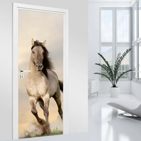 Stickers pour porte - Cheval