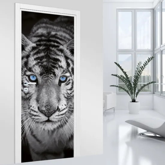 Stickers pour porte - Tigre