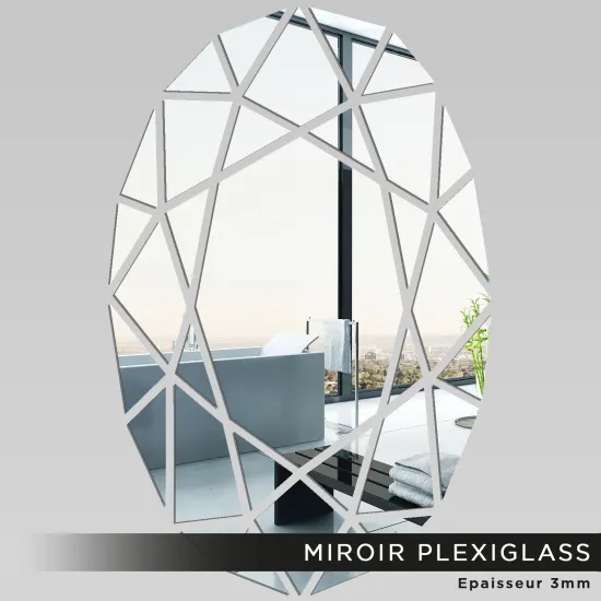 Miroir Plexiglass - Oval