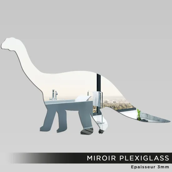 Miroir Plexiglass - Dinosaure