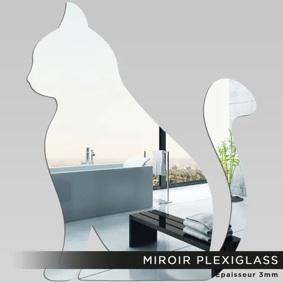 Miroir Plexiglass - Chat