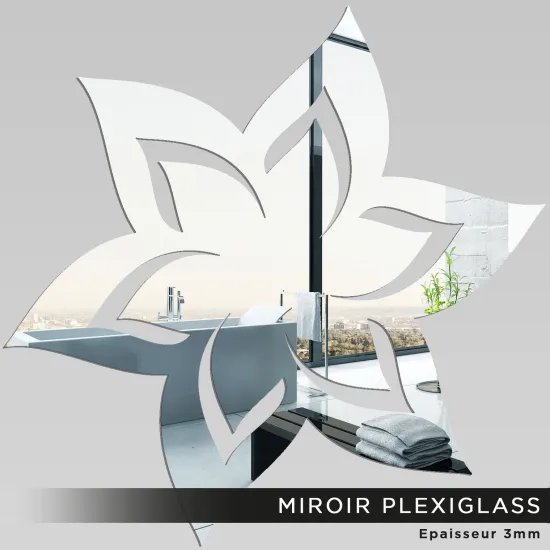 Miroir Plexiglass - Fleur