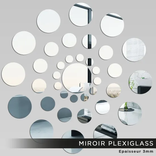 Miroir Plexiglass - Ronds