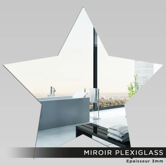 Miroir Plexiglass - Étoile