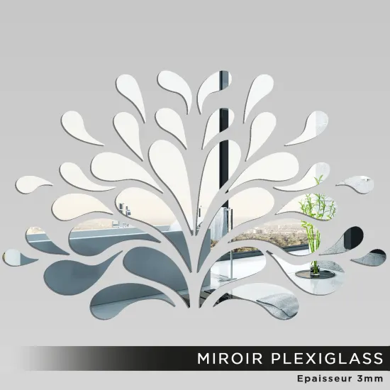 Miroir Plexiglass - Gouttes