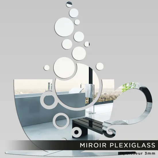 Miroir Plexiglass - Tasse à café