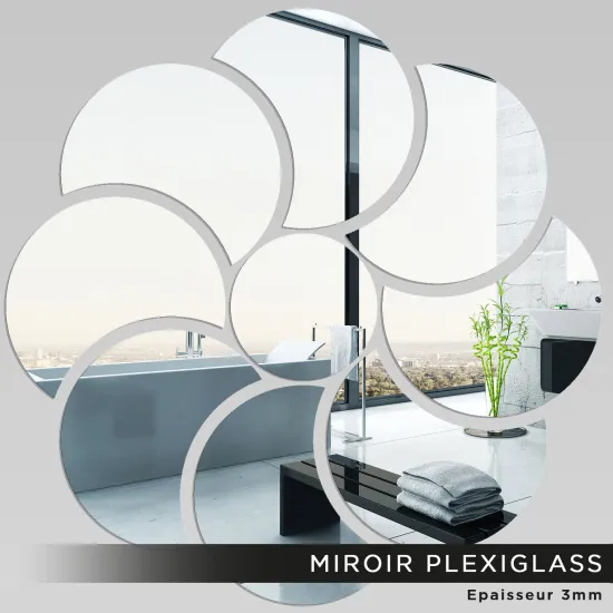 Miroir Plexiglass - Fleur