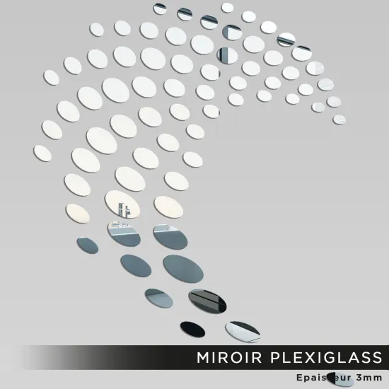 Miroir Plexiglass - Petit pois design