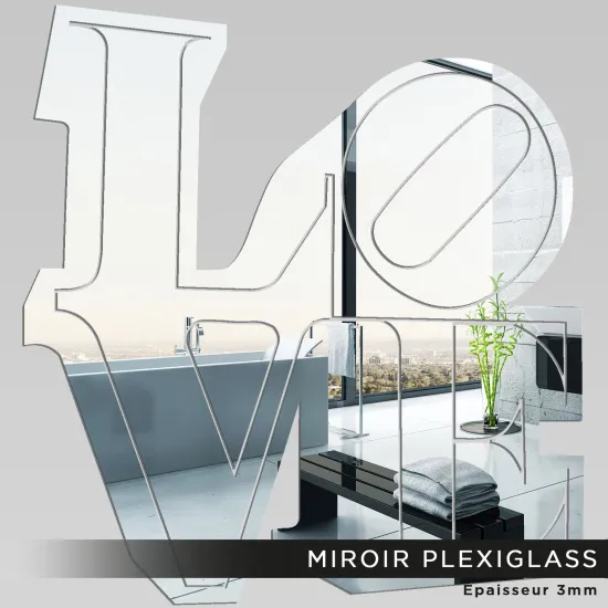 Miroir Plexiglass - Love