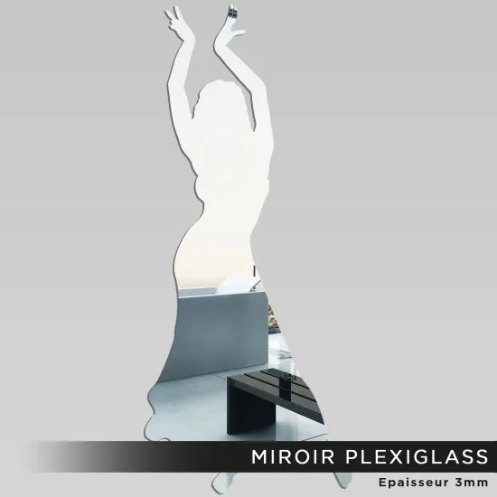 Miroir Plexiglass - Danseuse orientale