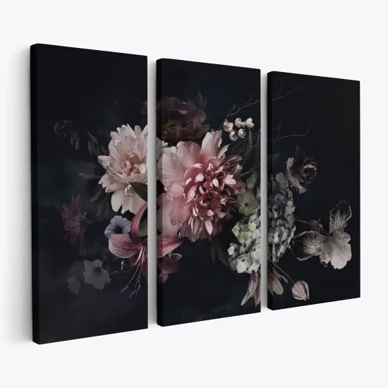 Tableau triptyque - Fleurs