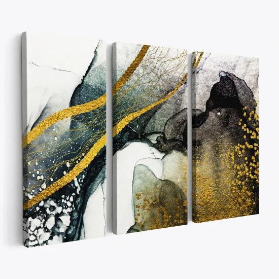 Tableau triptyque - Abstrait