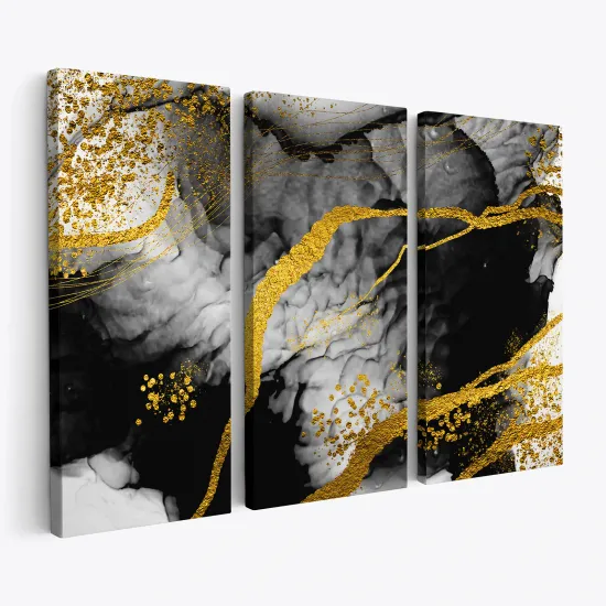 Tableau triptyque - Abstrait