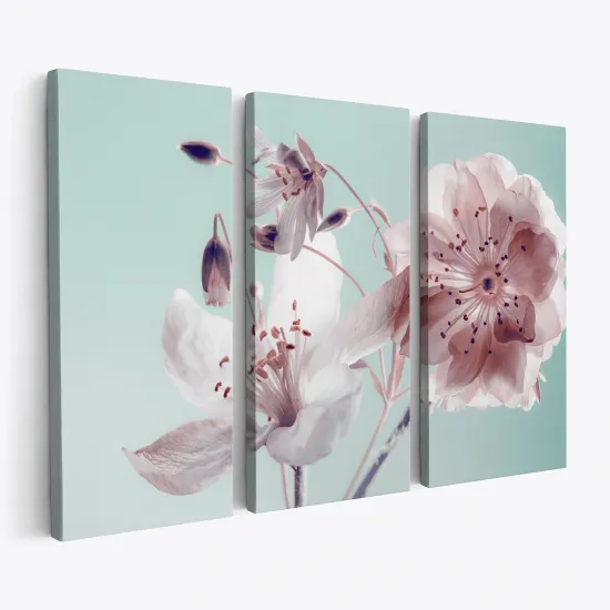 Tableau triptyque - Fleurs