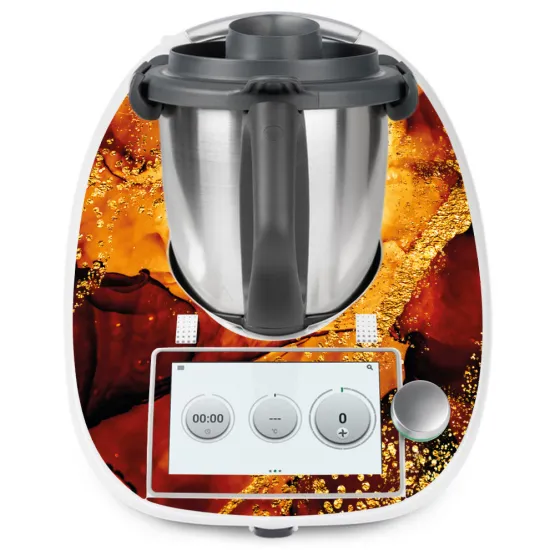 Stickers Thermomix TM6 -  Effet Marbré