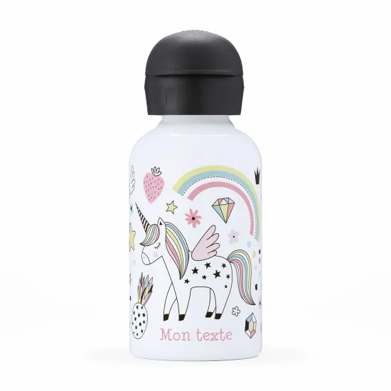 Gourde isotherme enfant personnalisée - Licorne