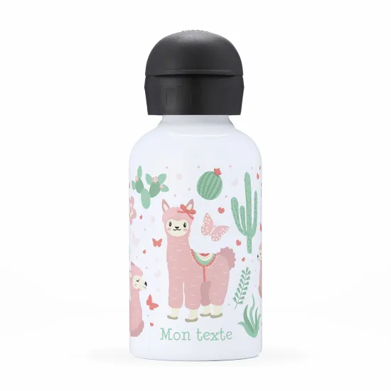 Gourde isotherme enfant personnalisée - Lamas