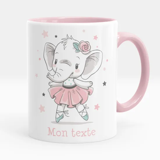 Mug - Tasse personnalisée - Danseuse éléphante