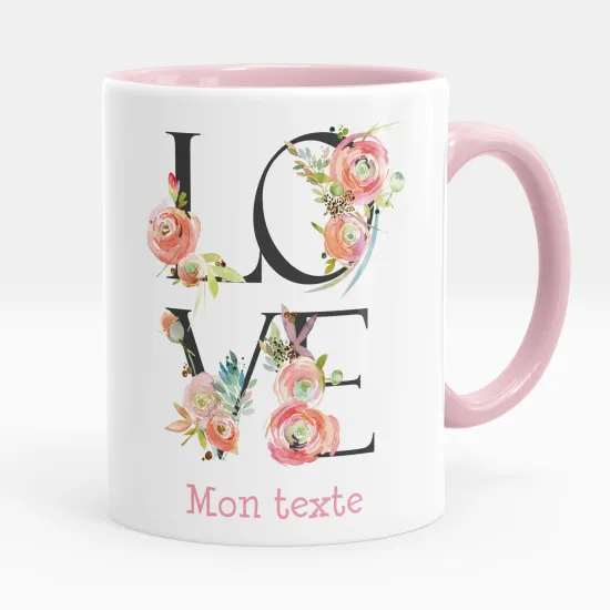 Mug - Tasse personnalisée - Love