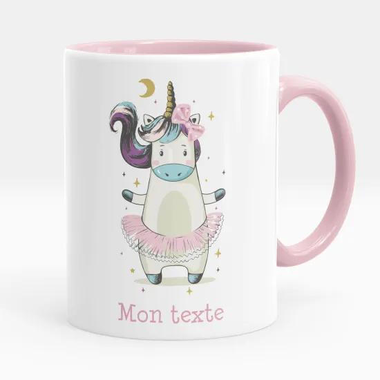 Mug - Tasse personnalisée - Danseuse licorne