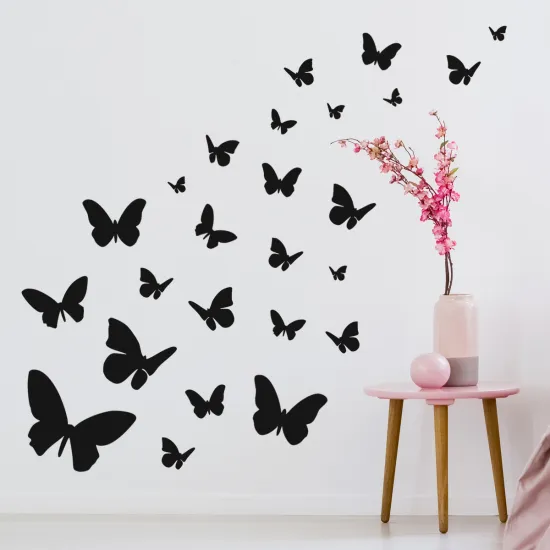 Sticker Mural - Kit 25 Papillons