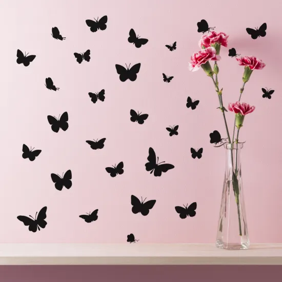 Sticker Mural - Kit 30 Papillons