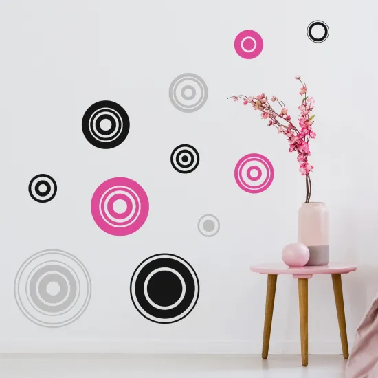 Sticker Mural - Kit 13 Cercles