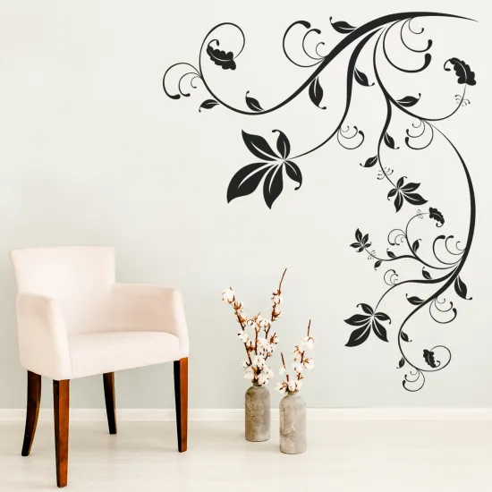 Sticker Mural - Branche florale