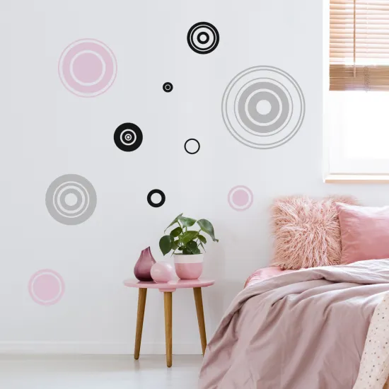 Sticker Mural - Kit 10 Cercles