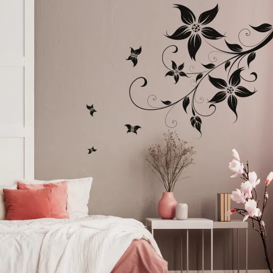 Sticker Mural - Branche florale