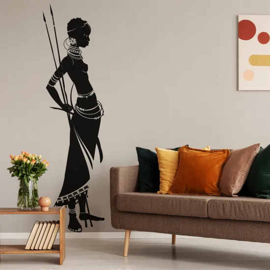 Sticker Mural - Femme africaine