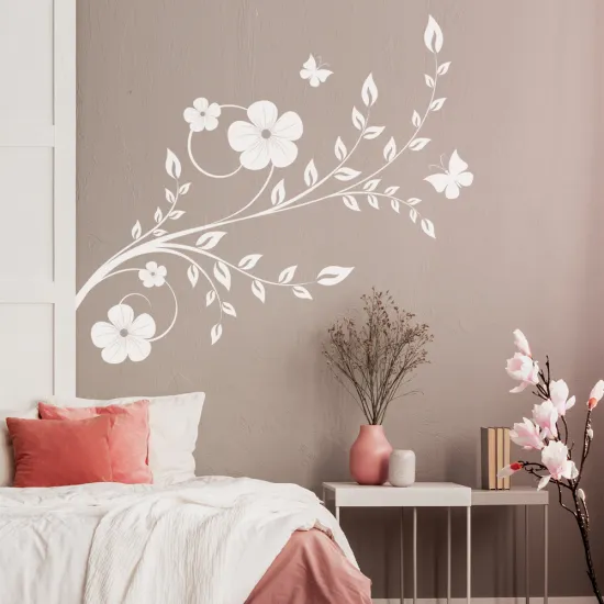 Sticker Mural - Branche florale