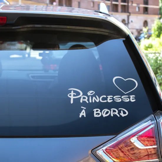 Sticker Mural - Princesse à bord