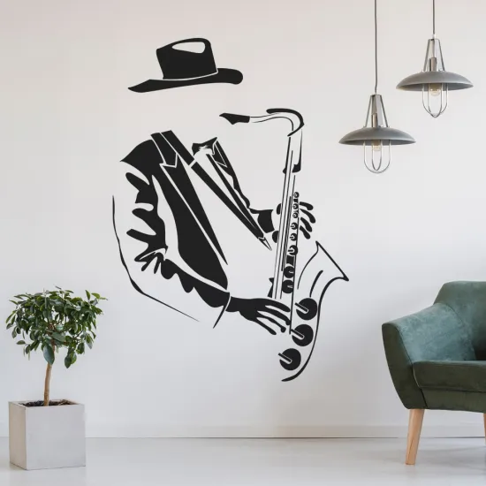 Sticker Mural - Jazzman