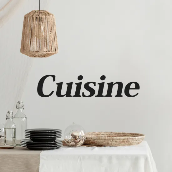 Sticker Mural - Cuisine