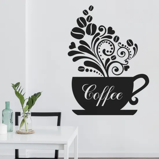 Sticker Mural - Coffee