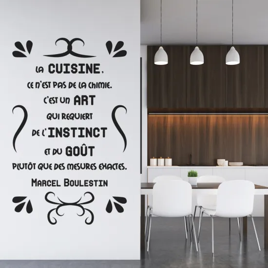 Sticker Mural - Citation Cuisine