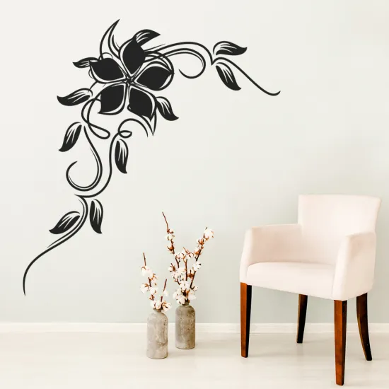 Sticker Mural - Fleur Ornement