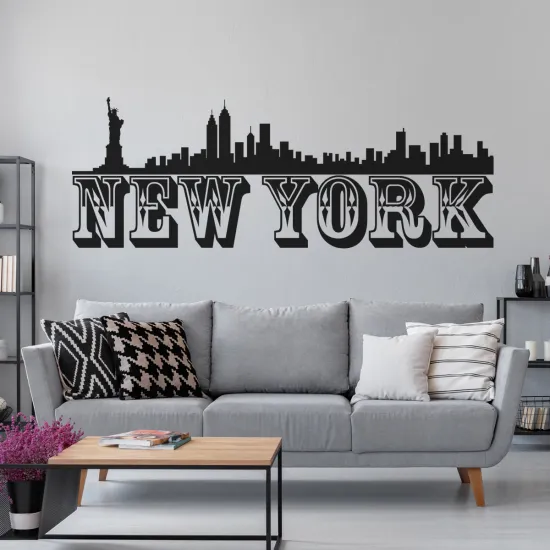 Sticker Mural - New York