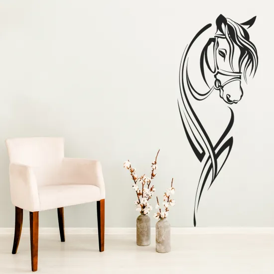 Sticker Mural - Tête de cheval