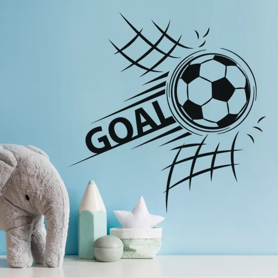 Sticker Mural - Foot Goal