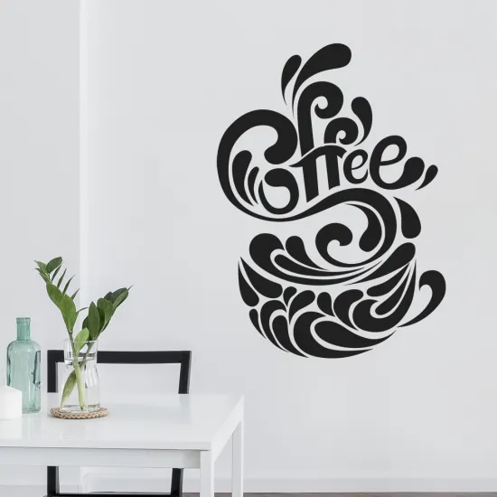 Sticker Mural - Coffee