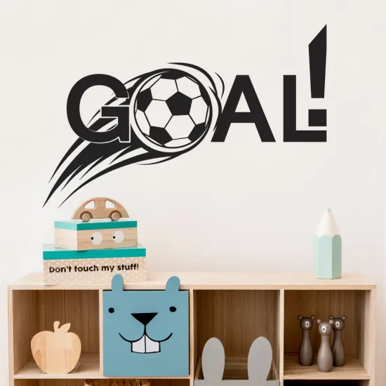 Sticker Mural - Foot Goal